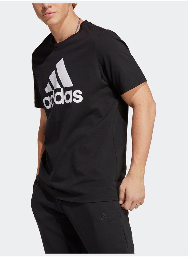 Adidas تي شيرت بشعار كبير من الجيرسيه من Essentials  - Image 2