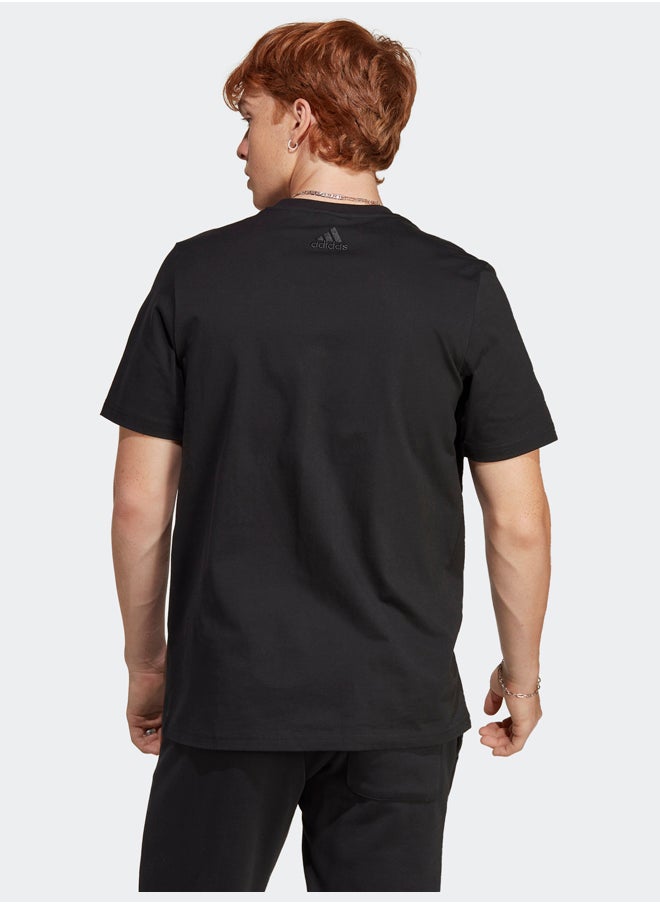 Adidas تي شيرت بشعار كبير من الجيرسيه من Essentials  - Image 3