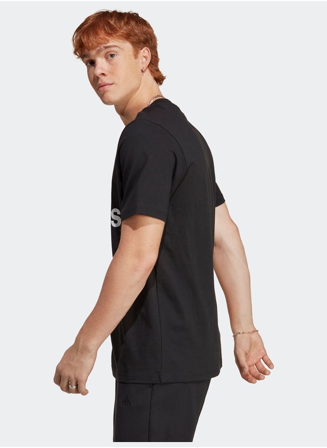 Adidas تي شيرت بشعار كبير من الجيرسيه من Essentials  - Image 4