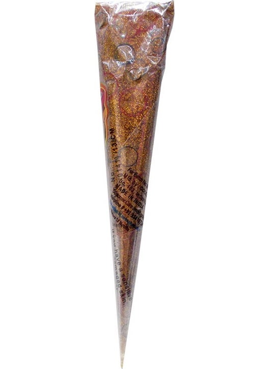 Golecha Tattoo Cone Henna Orange Glitter 25Gr  - Image 2
