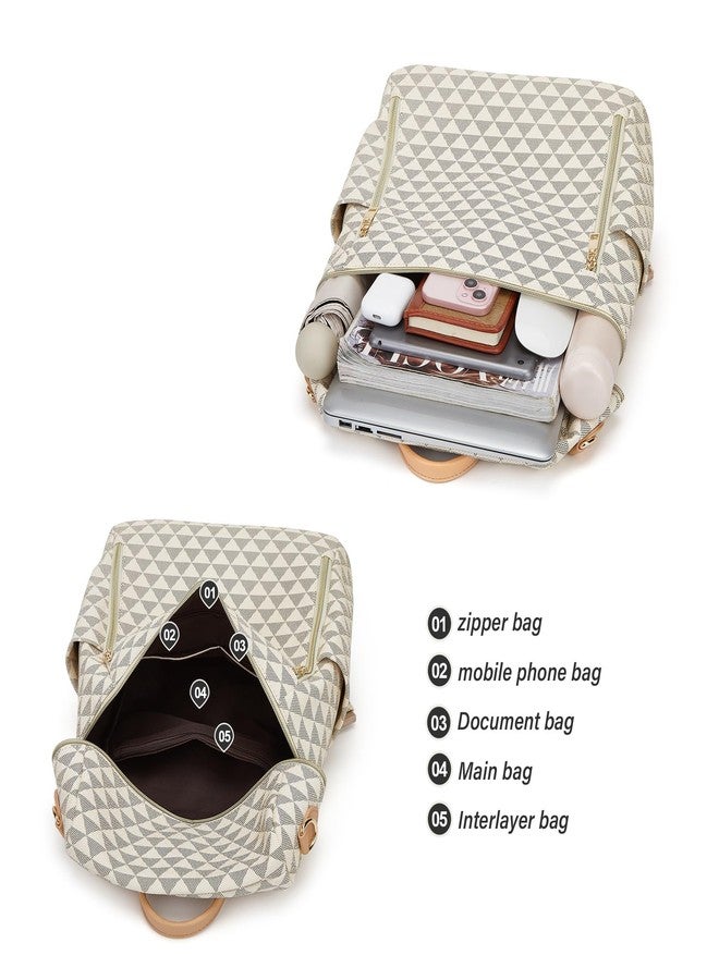 Makes Backpack Purse for Women PU Leather Travel Satchel Handbag Convertible Design Bag with Purse 2 Piece - Image 2