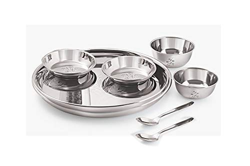 RUDRAKSHA® Dinner Set 8 pcs Lazer Print - Image 1