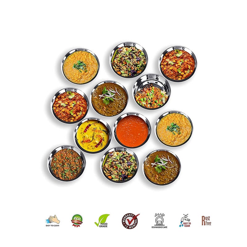 RUDRAKSHA® Dinner Set 8 pcs Lazer Print - Image 3