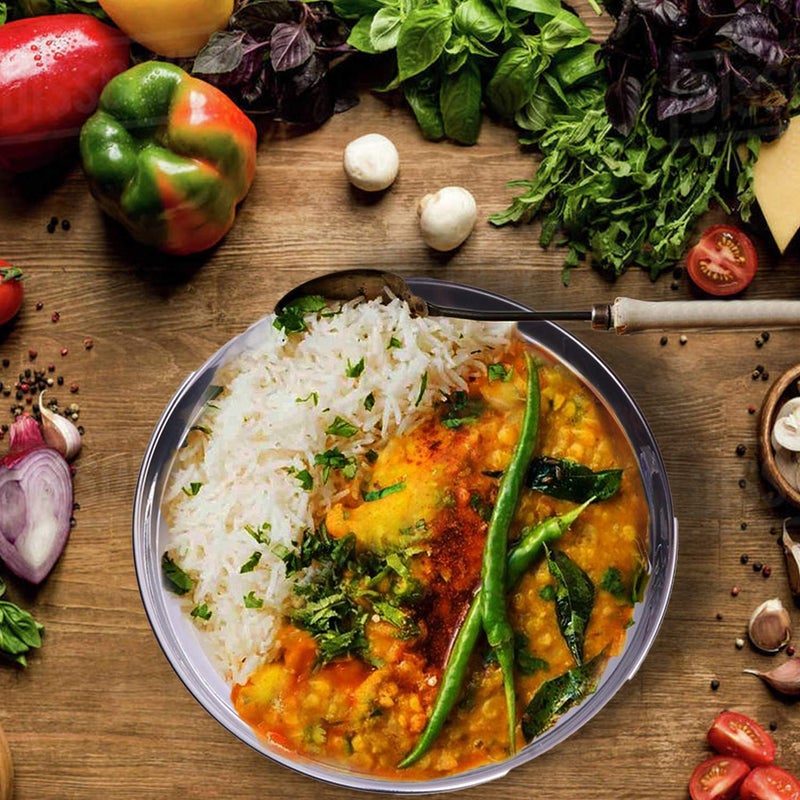 RUDRAKSHA® Dinner Set 8 pcs Lazer Print - Image 2