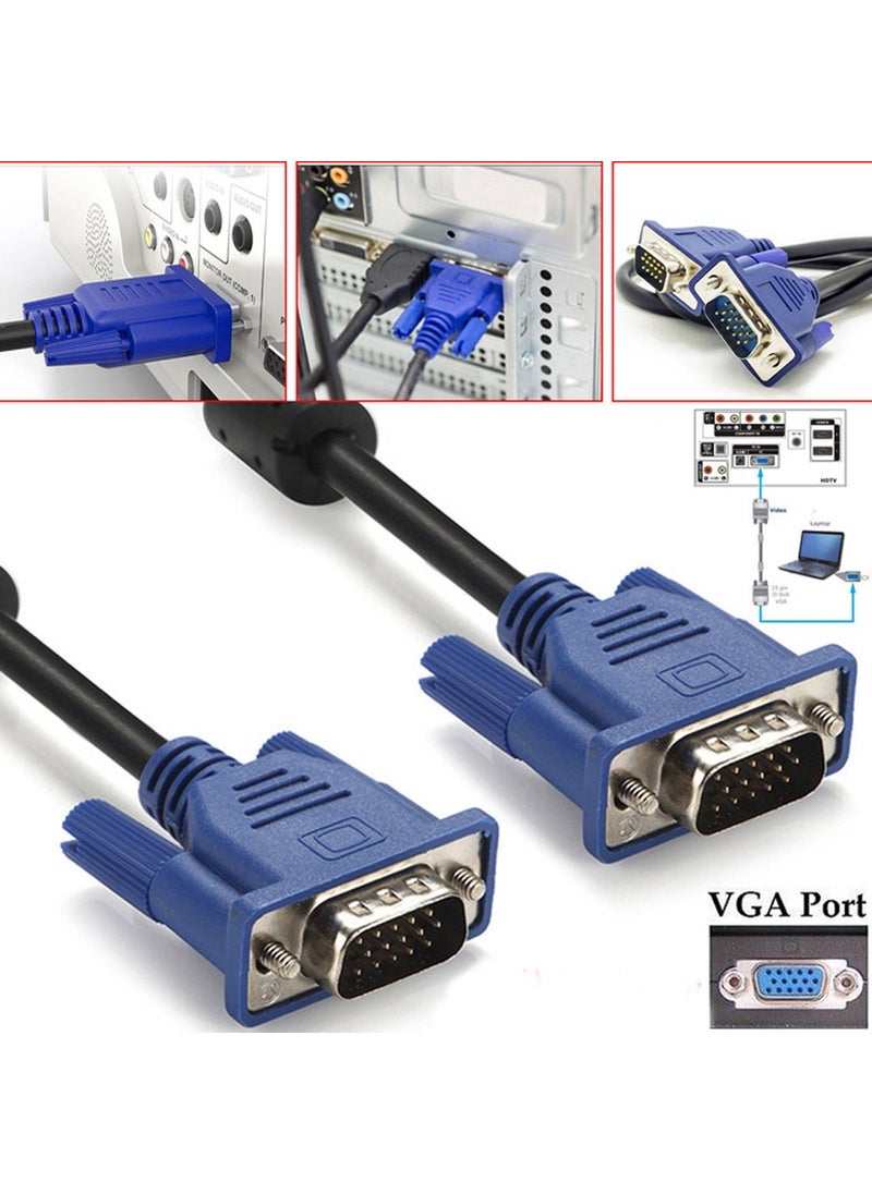 Koodmax VGA To VGA Video Cable - 1.5m  - Image 5