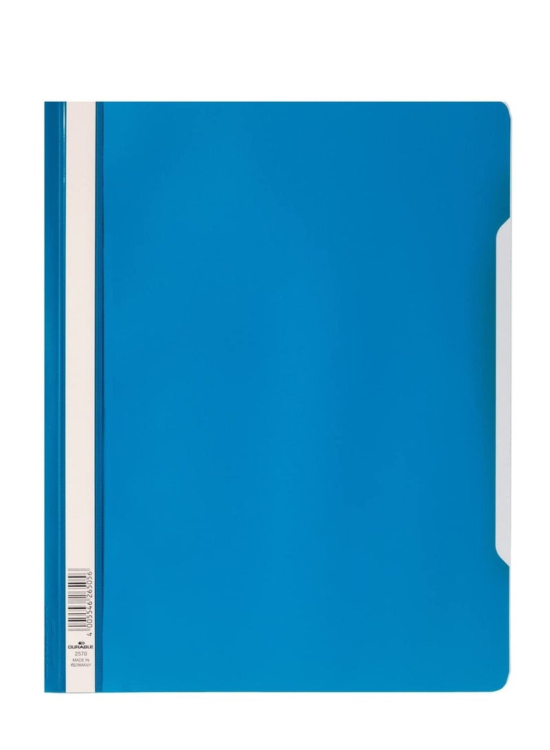 Durable مجلد شفاف مكون من 10 قطع باللونين الأزرق والأسود - Image 2