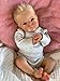 Zero Pam Realistic Reborn Baby Dolls Boy Silicone Full Body 18 inch Toddlers Newborn Baby Dolls Eyes Open with Hair Vinyl Full Limbs Washable Lifelike Reborn Babies Doll Toys for Kids 3 - Image 4