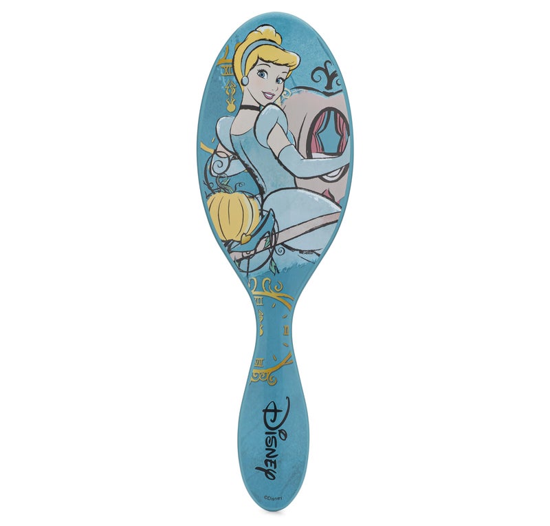 Wet Brush فرشاة شعر وي Wet Brush ديزني الأصلية، سندريلا (الأميرة الأنيقة)، شعيرات IntelliFlex فائقة النعومة، فرشاة فك التشابك تنزلق عبر التشابكات (للشعر الرطب والجاف والتالف)، للنساء والرجال - Image 1