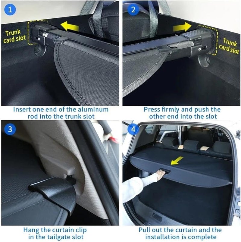 DEMULAX Luggage Shade Shield for Hyundai Santa Fe 2021-2023 - Image 3