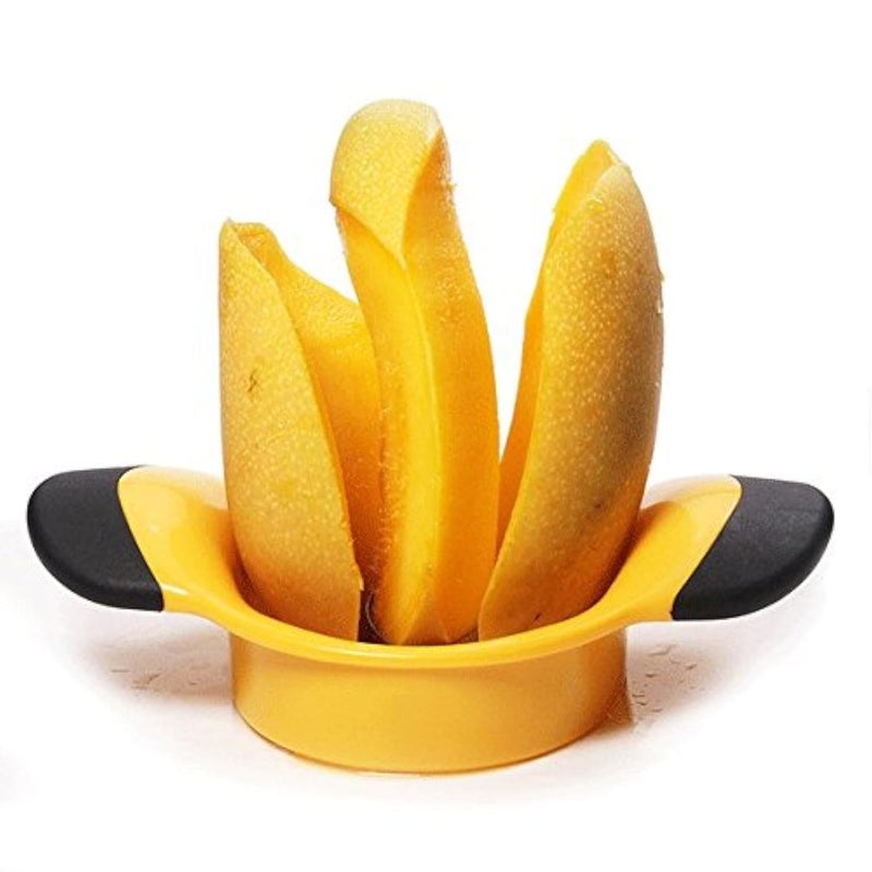 K-Steel KSteel Mango Slicer  Peeler  Cutter  Splitter  Pitter Stainless Steel Blade Pit Remover Tool Non Slip Handles Extra Large Mango Cutter Divider Max To 53 Inch Mango
