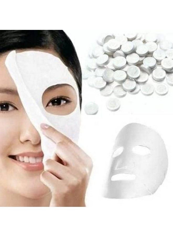 SKINPLUS Facial Face Mask Sheet Diy Compressed Facial Mask Paper Spa Skin Care For Women And Girls (Pack Of 24)  - Image 2