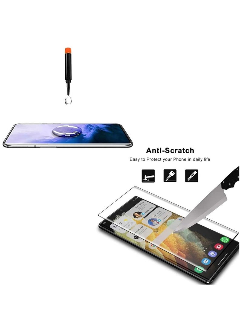 Generic - UV Tempered Glass Screen Guard Compatible for with Edge to Edge Full Screen Coverage with Easy Installation Kit for Vivo V40 5G / V40 Pro 5G - Image 1