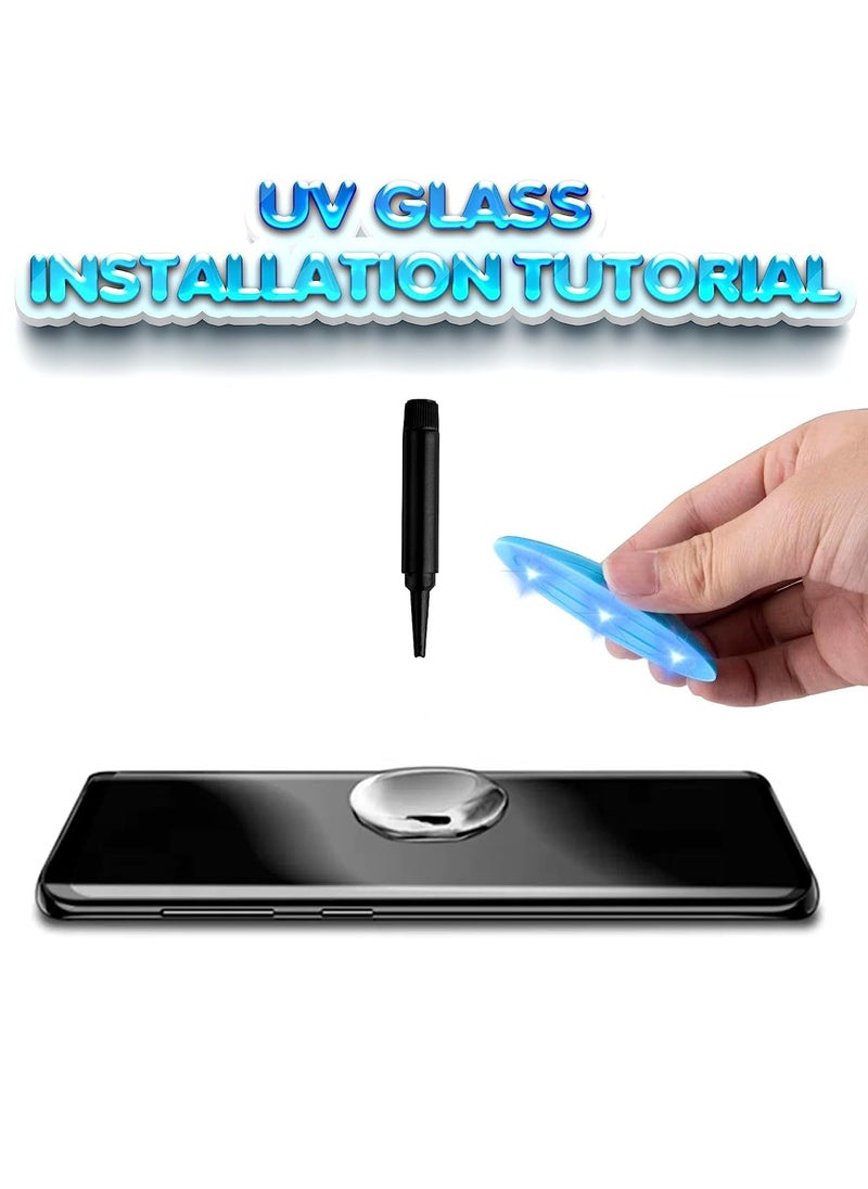 Generic - UV Tempered Glass Screen Guard Compatible for with Edge to Edge Full Screen Coverage with Easy Installation Kit for Vivo V40 5G / V40 Pro 5G - Image 1