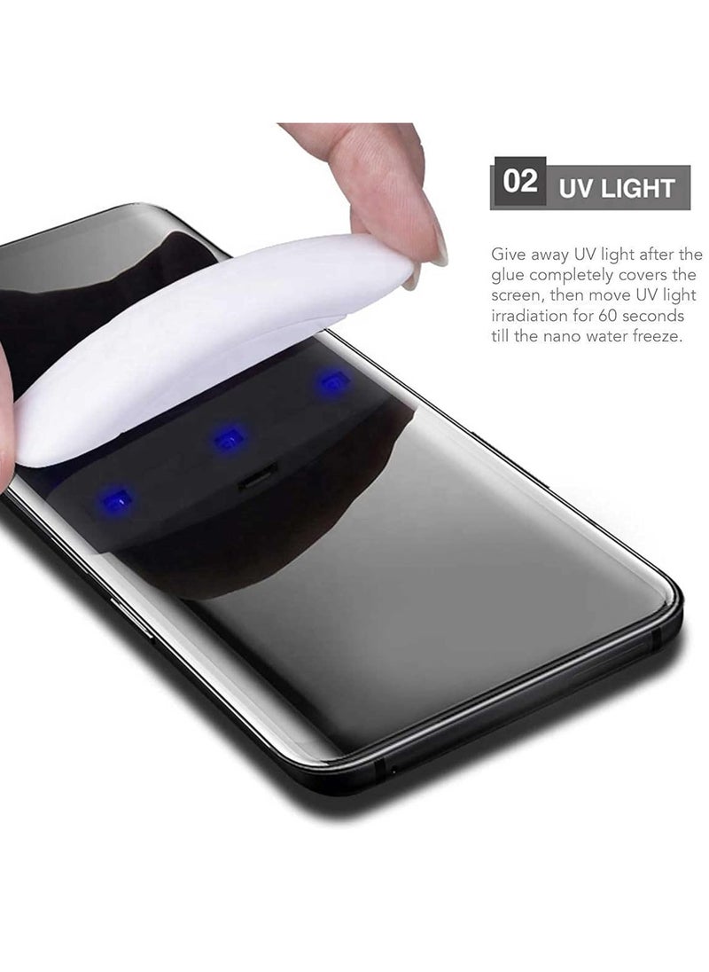 Generic - UV Tempered Glass Screen Guard Compatible for with Edge to Edge Full Screen Coverage with Easy Installation Kit for Vivo V40 5G / V40 Pro 5G - Image 1