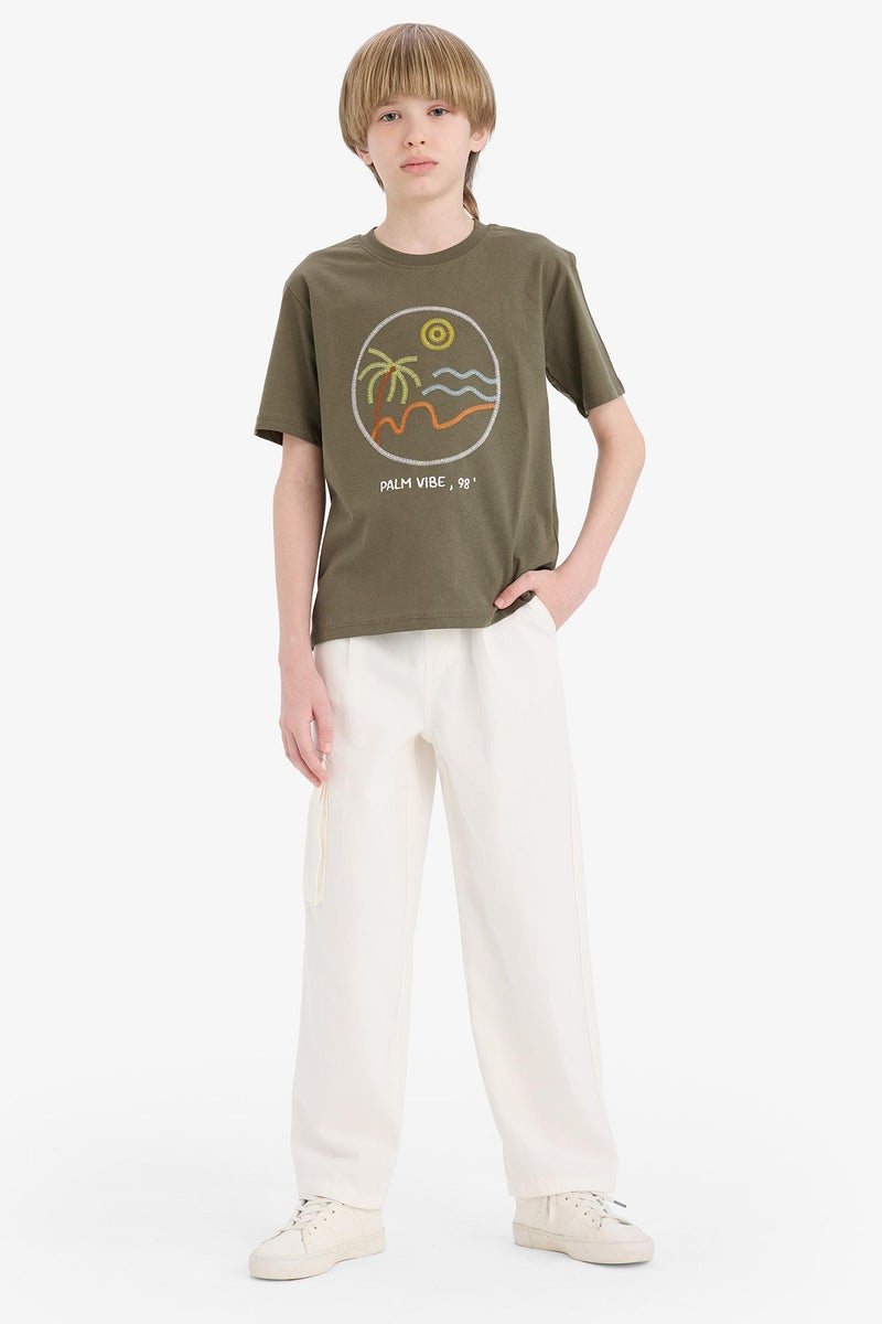 ديفاكتو بنطلون اولادي جبردين وايد ليج برجل واسع - Image 3