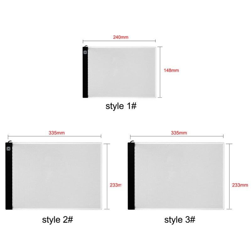Led Light Box: 3 Levels Adjustable Brightness Tracing Board - Eye-protecting Premium Acrylic Drawing Tool for Stenciling Sketching Tattooing Diamond Painting X-ray Viewing - Image 4