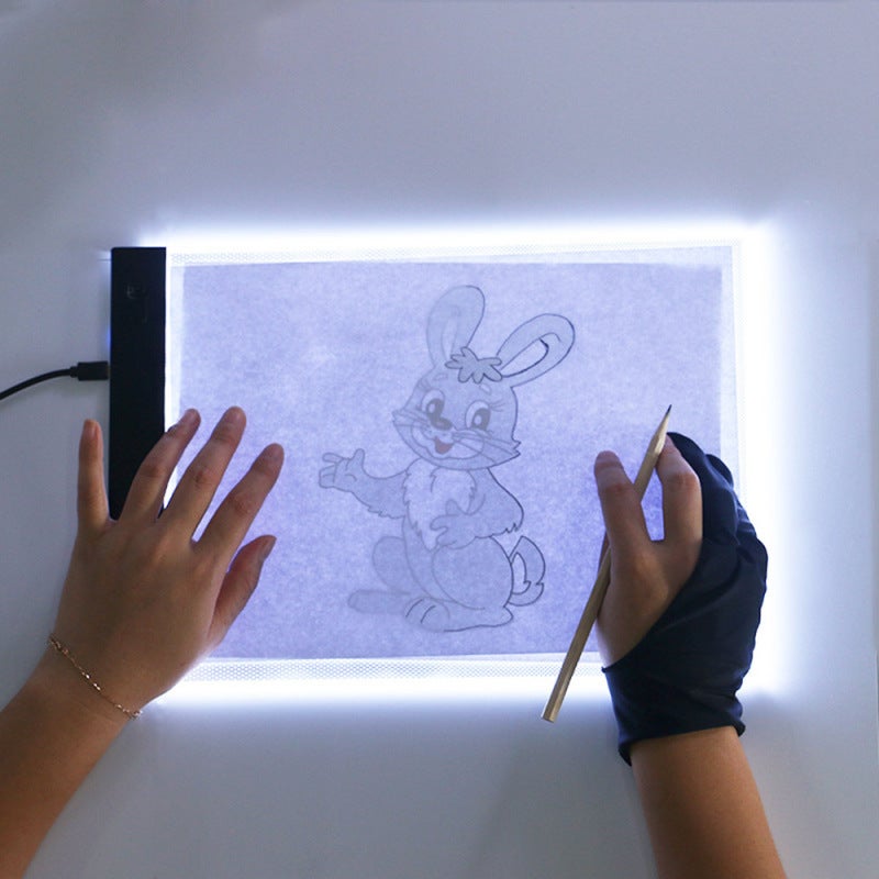 Led Light Box: 3 Levels Adjustable Brightness Tracing Board - Eye-protecting Premium Acrylic Drawing Tool for Stenciling Sketching Tattooing Diamond Painting X-ray Viewing - Image 5