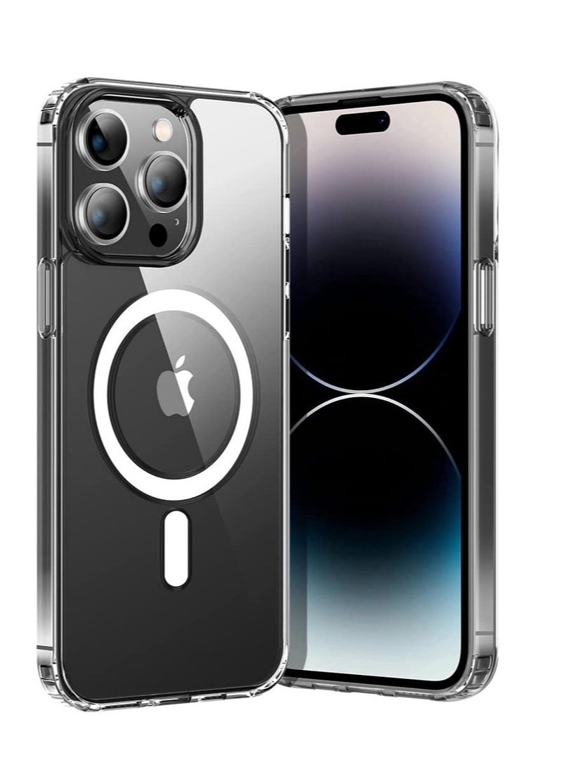 ELTRAZONE Compatible with iPhone 14 Pro Max Case Magnetic Clear Thin - Image 1