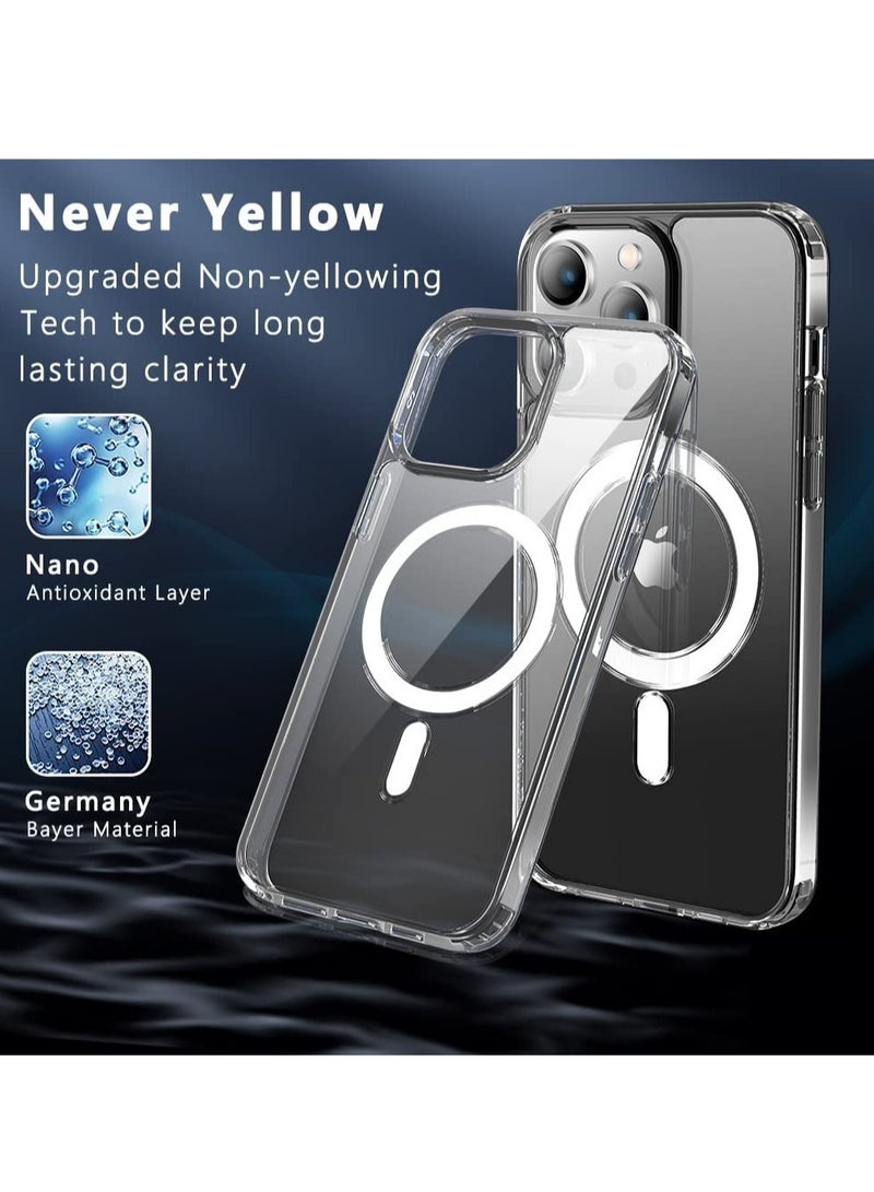 ELTRAZONE Compatible with iPhone 14 Pro Max Case Magnetic Clear Thin - Image 2