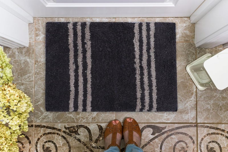 AAZEEM Absorbent Door Mat for Indoor Entrancex Non Slip Mat for Front Door Entryway, Soft Cotton Home. Hotel Balcony Floor Carpet, Floor Mats for Home, KitchenFloor Door Mat |Pack of 3 -(55x35cm) - Image 2