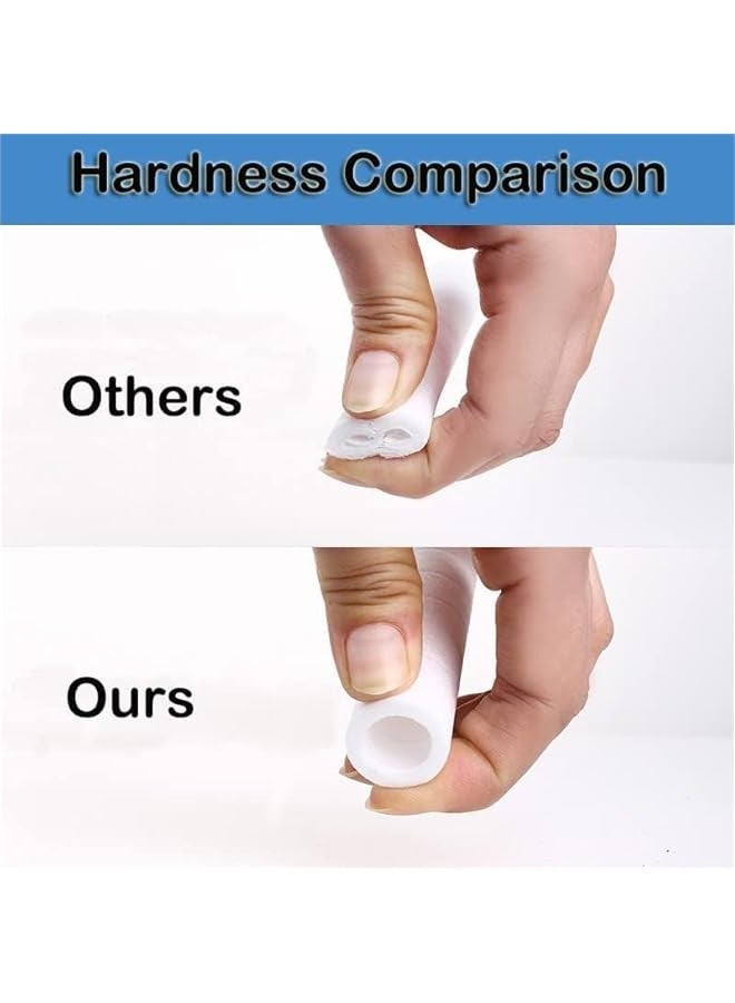 بيوينتي مجموعة رأس دش عالي الضغط محمول باليد ذات تدفق عالي حتى مع ضغط الماء المنخفض مع خرطوم بديل مقاس 1.52 متر و4 أوضاع رش للمياه وفلاتر قطنية ودعامة وحلقات مطاطية من ايه ايه بي جيه - Image 2