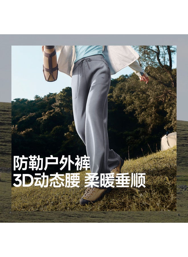 Beneunder Women'S High-Stretch High-Warmth Straight-Leg Pants, Fleece-Lined Heavyweight Casual Trousers For Leg-Lengthening And Versatile Styling - Image 2