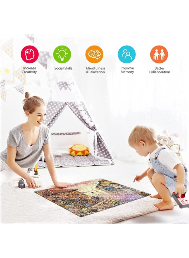 1000 puzzle pieces | Venice city themed puzzle pieces | Puzzles and puzzle leisure toys suitable for adults and children - Image 3