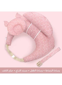 hibobi Nursing Pillow for Breastfeeding with Adjustable Waist Strap and Removable Cotton Cover  - Image 2