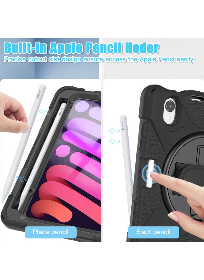 Generic - 2025 Ipad Protective Cover 10.2 Inch Silicone PC Full Package For Apple Tablet IpadAir11 Shell 10th-Color:Black-Applicable Model:Ipad Airpro 10.5/air3 10.5 (with Pen Tray/without Pen Tray) - Image 1