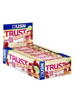 Trust Crunch Protein Bar Raspberry Cheesecake 60g Pack of 12 - pzsku/Z5F92CF52BDE3E1FE3069Z/45/_/1692788422/b28e3c77-130a-41d5-a101-cf4ff1a120dd