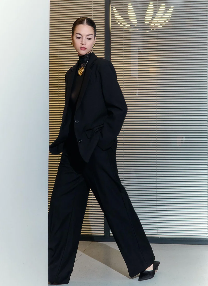 Lichi Loose trousers with wide belt