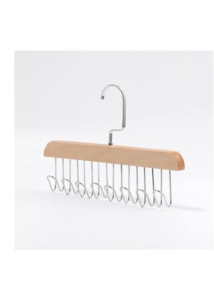 Tie Holder, Tie Hanger, Belt Holder Rack, Belt Holder Wardrobe, Wooden Belt Holder, Suitable for Scarves, Ties, Belts  - Image 2