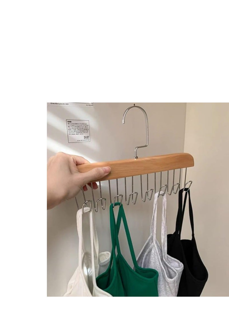Tie Holder, Tie Hanger, Belt Holder Rack, Belt Holder Wardrobe, Wooden Belt Holder, Suitable for Scarves, Ties, Belts  - Image 4