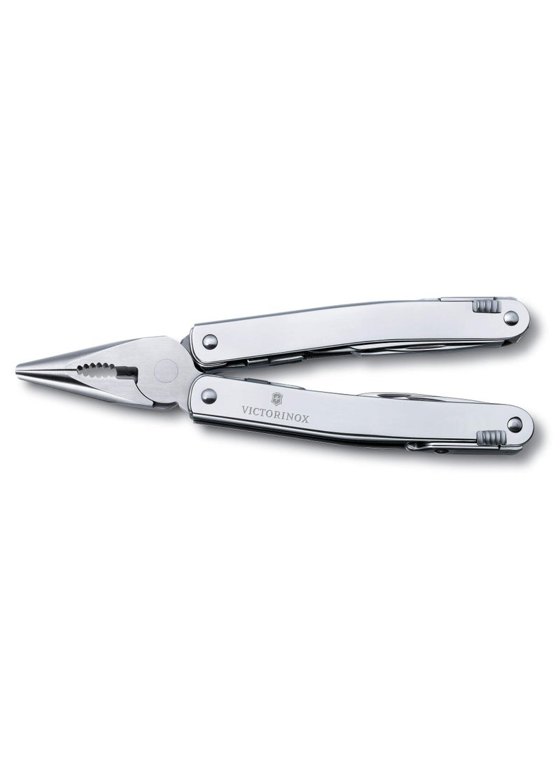 Victorinox Victorinox Swiss Tool Spirit X Swiss Army Knife, 24 Function Swiss Made Multi-Tool with Needle-Nose Pliers, Wire Cutters and Large Blade - Silver  - Image 2