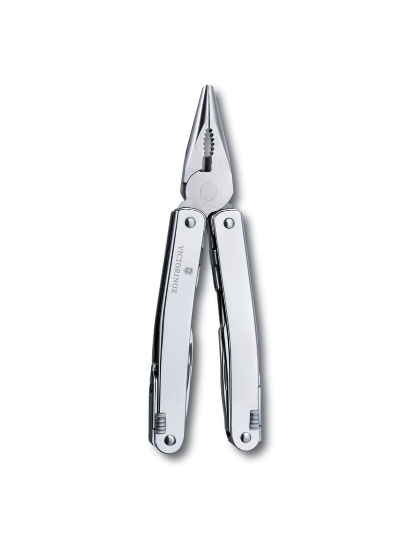 Victorinox Victorinox Swiss Tool Spirit X Swiss Army Knife, 24 Function Swiss Made Multi-Tool with Needle-Nose Pliers, Wire Cutters and Large Blade - Silver  - Image 4