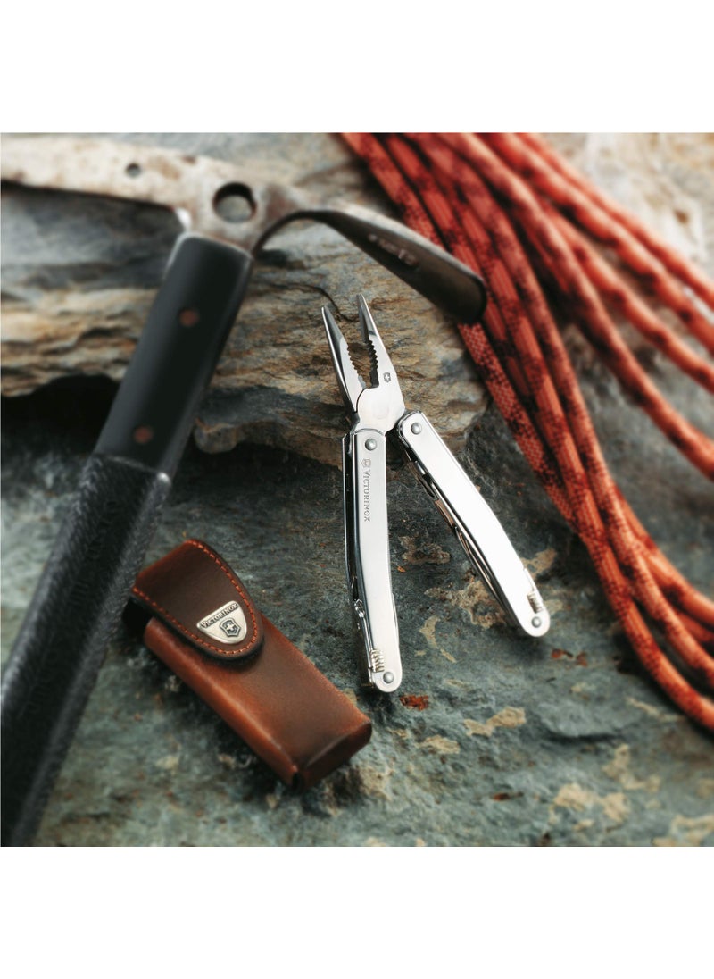 Victorinox Victorinox Swiss Tool Spirit X Swiss Army Knife, 24 Function Swiss Made Multi-Tool with Needle-Nose Pliers, Wire Cutters and Large Blade - Silver  - Image 5