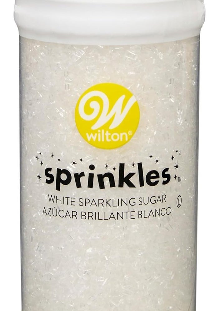 Wilton White Sparkling Sugar Sprinkles - Image 1