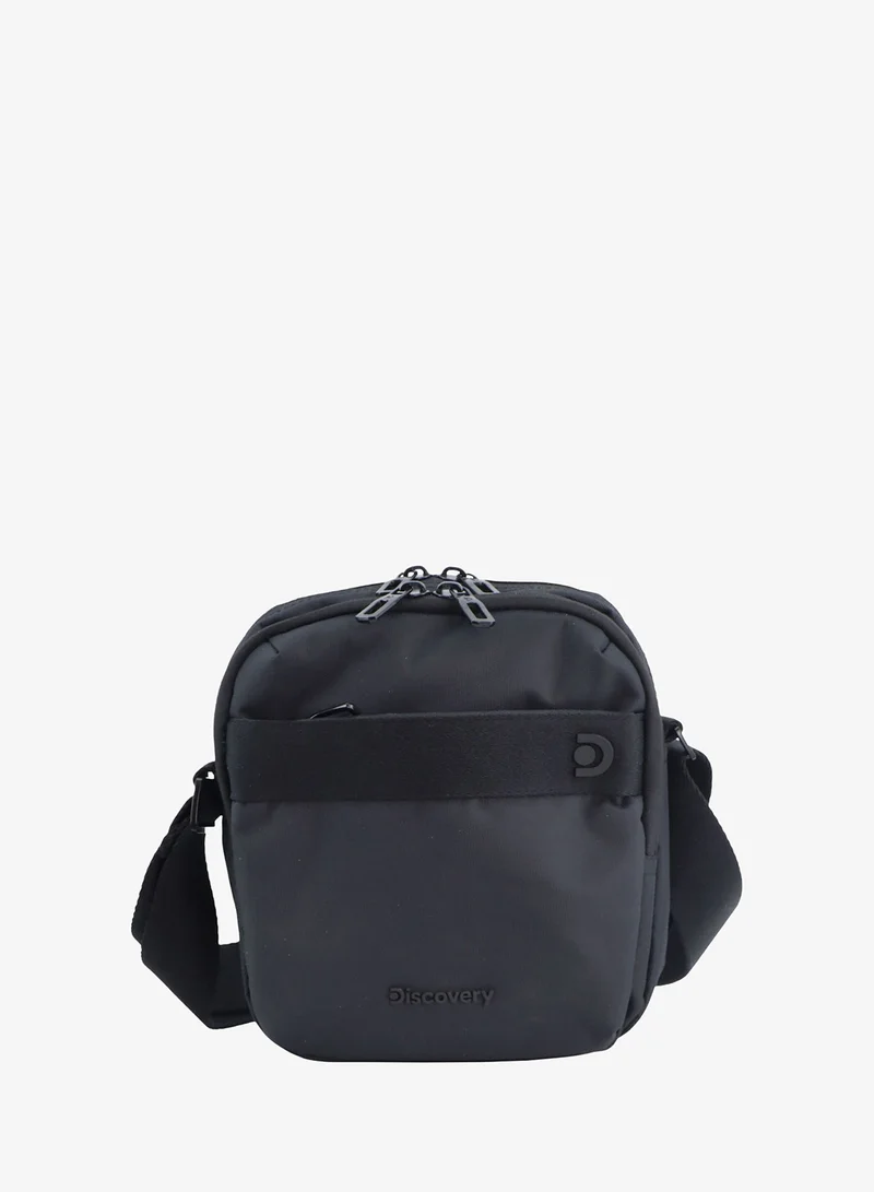ديسكفري Downtown Small Messenger Bag – Unisex Eco Recycled Crossbody with RFID Pocket, Dual Compartments & Adjustable Strap | Office, Travel & Daily Use
