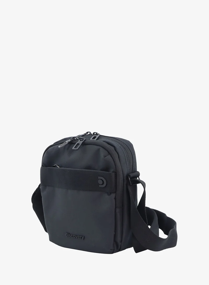 ديسكفري Downtown Small Messenger Bag – Unisex Eco Recycled Crossbody with RFID Pocket, Dual Compartments & Adjustable Strap | Office, Travel & Daily Use