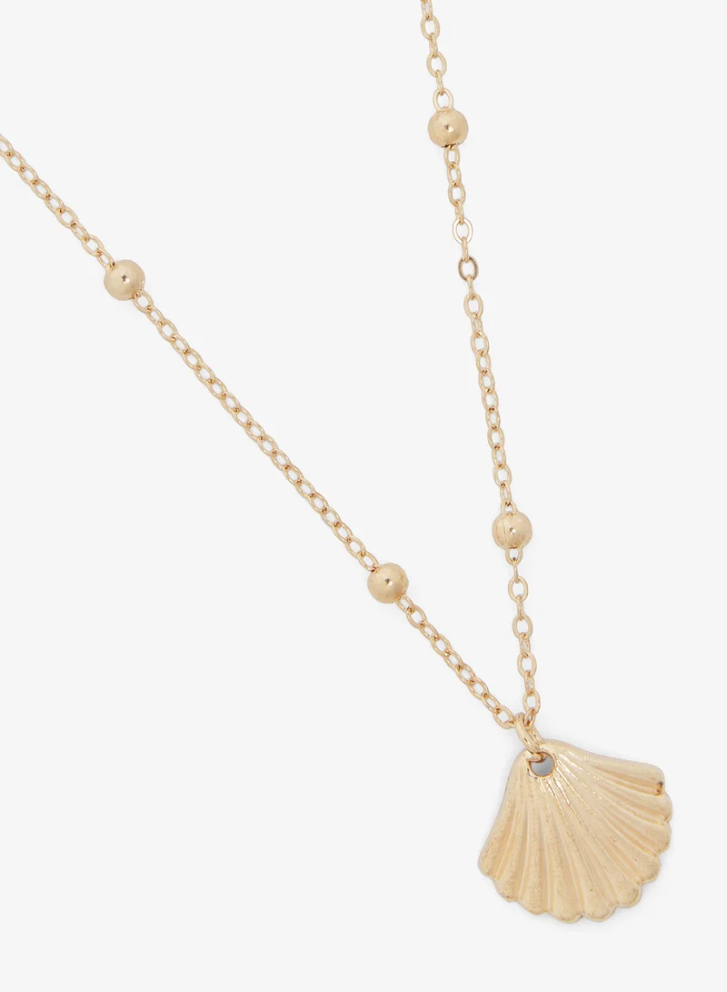 جينجر Multipack Layered Beaded Necklace with Charms