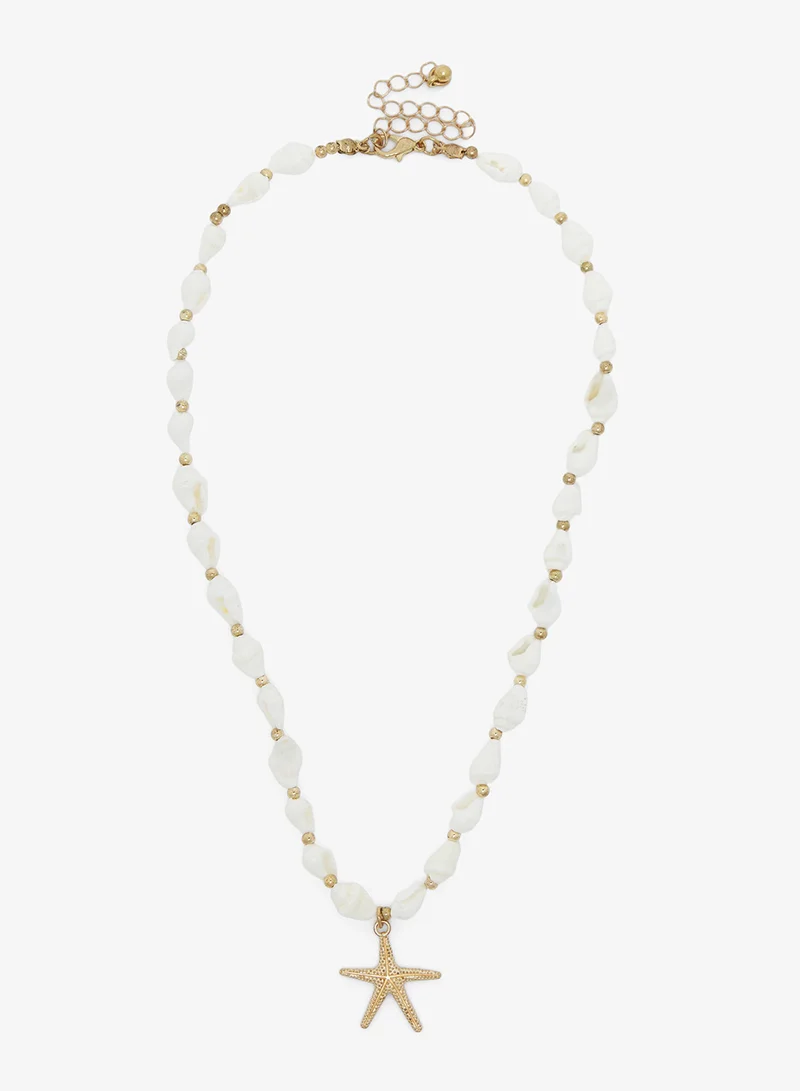 جينجر Multipack Layered Beaded Necklace with Charms