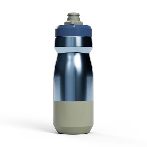 CamelBak Podium Steel Insulated Stainless Steel Bike Water Bottle LongLasting Cold Hydration for Cycling Performance 18oz Mercury Deep Sea - Image 3