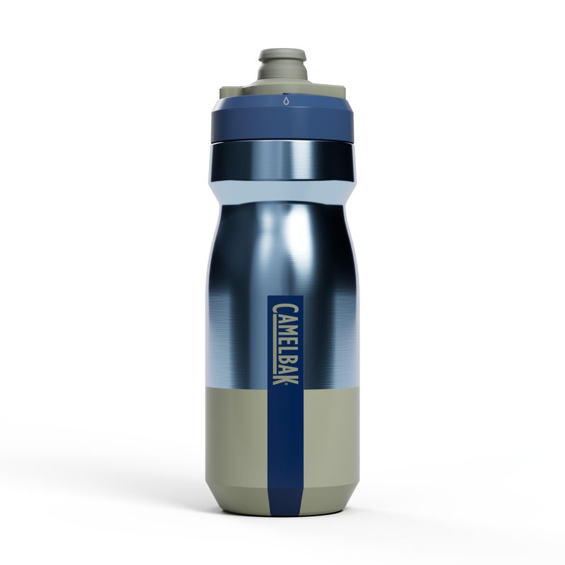 CamelBak Podium Steel Insulated Stainless Steel Bike Water Bottle LongLasting Cold Hydration for Cycling Performance 18oz Mercury Deep Sea - Image 2