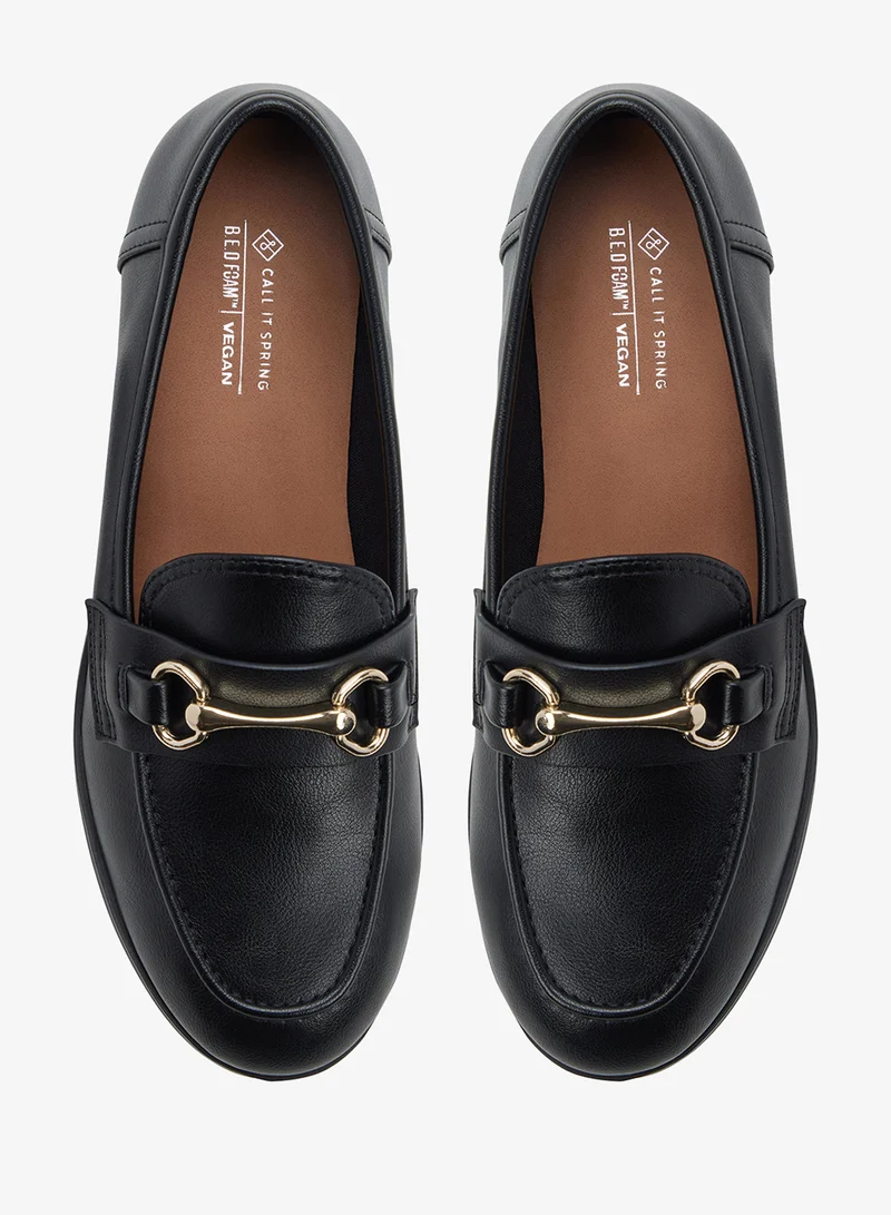 Call it Spring BLACK Proper Loafers for Women | Best Price UAE