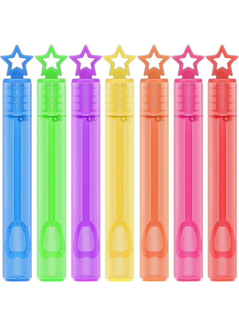 SNAPTRON 48 Pcs Mini Bubble Wands Set – Colorful Star Design Bubble Toys for Kids | Party Favors, Return Gifts, Goodie Bag Fillers, Birthday Supplies, Classroom Rewards - Image 1