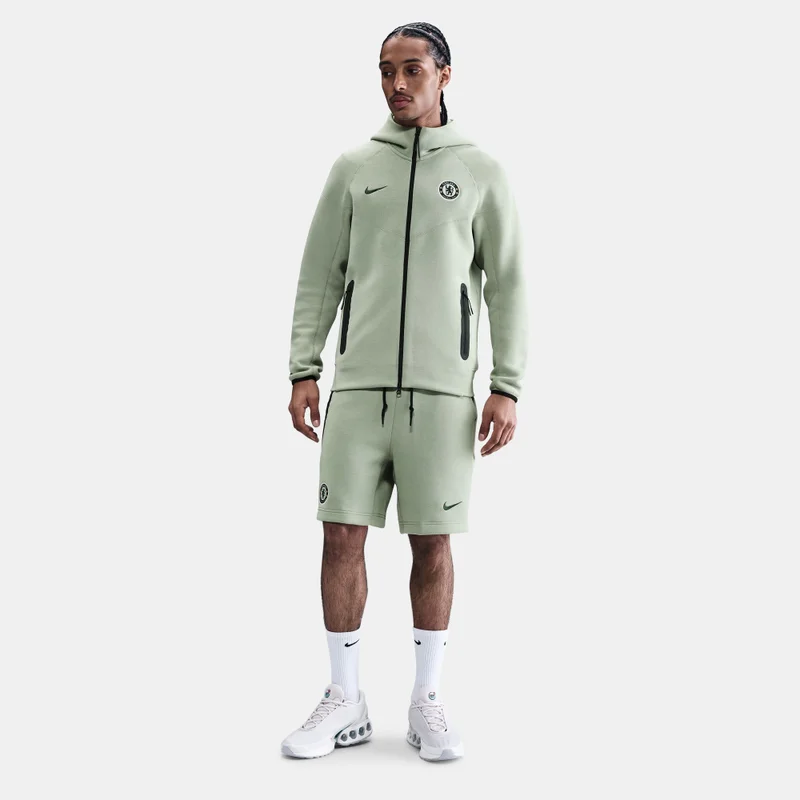 Nike Green Men's Chelsea Tech Windrunner Fleece Football Full-Zip Hoodie for Men | Best Price UAE