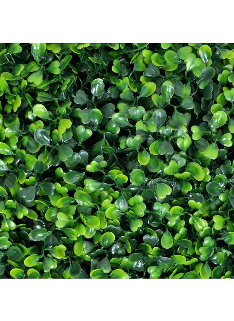 LINGWEI - LINGWEI Artificial Wall Grass Boxwood Panels Topiary Hedge Plant, Artificial Grass Plant Lawn Board Wall Fence - Image 1