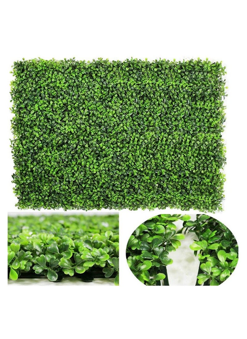 LINGWEI - LINGWEI Artificial Wall Grass Boxwood Panels Topiary Hedge Plant, Artificial Grass Plant Lawn Board Wall Fence - Image 1