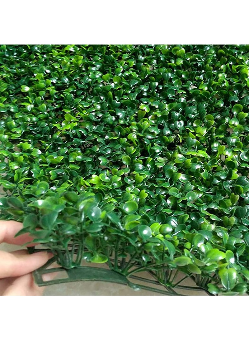 LINGWEI - LINGWEI Artificial Wall Grass Boxwood Panels Topiary Hedge Plant, Artificial Grass Plant Lawn Board Wall Fence - Image 1