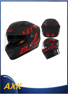AXK ABS Shell Full face Outside Sport Protection Riding Helmet Double Lens Racing Motorcycle Racing Helmets  - Image 1